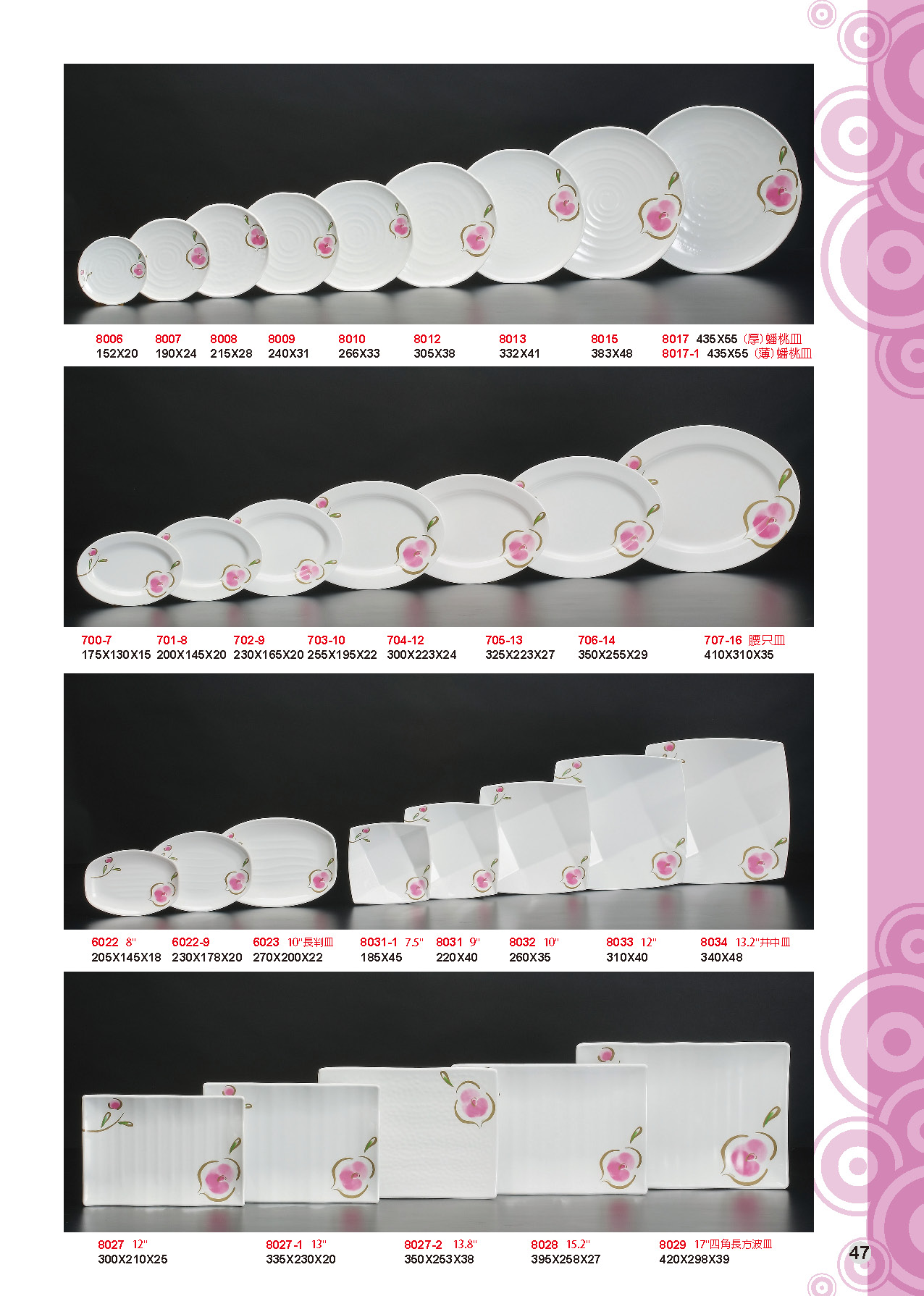 HH-金荷花美耐皿碗盤