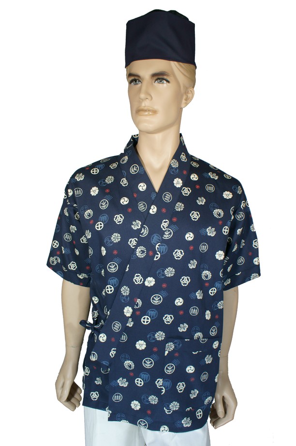 A283日本服藍底日式圖騰