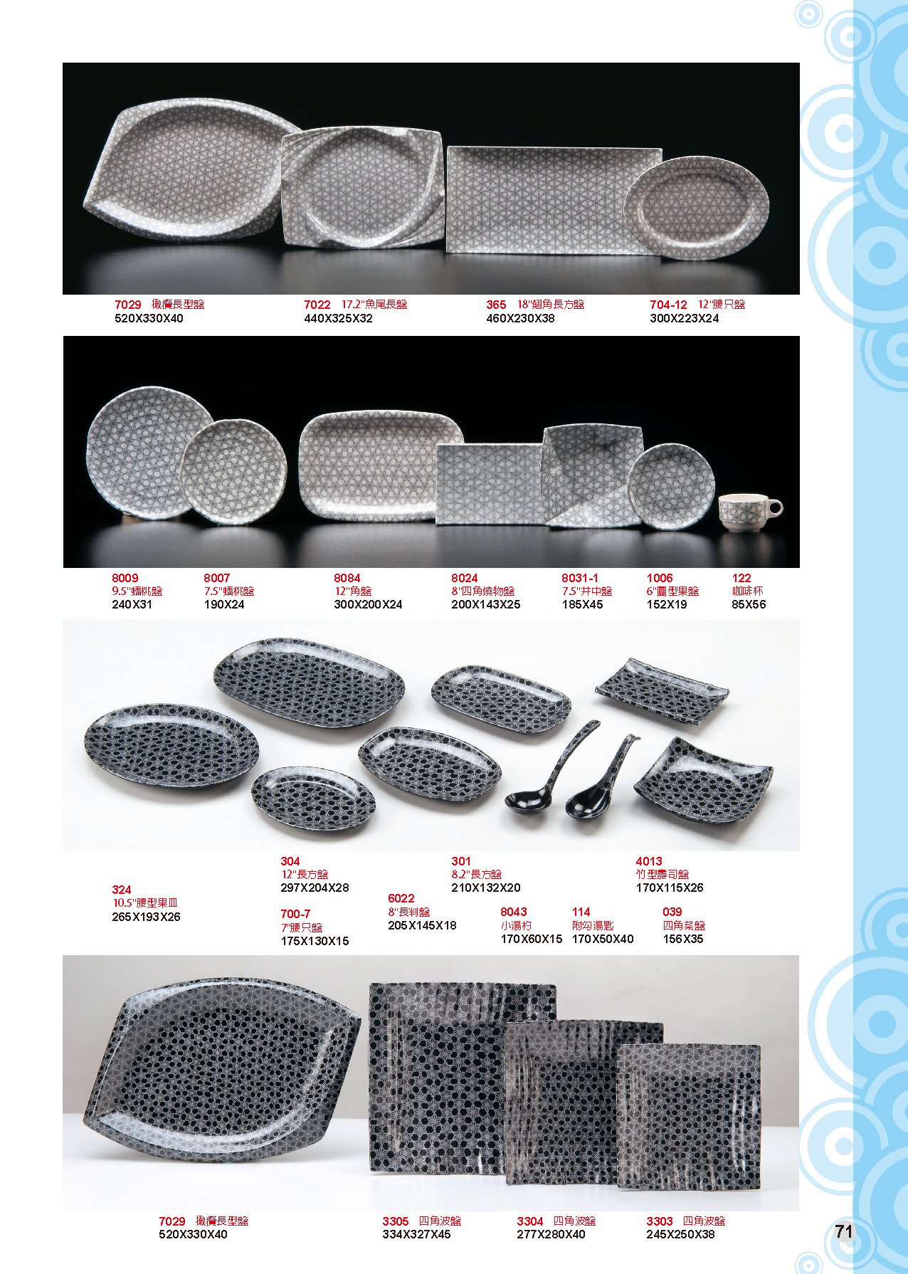 HH-參考花色美耐皿碗盤