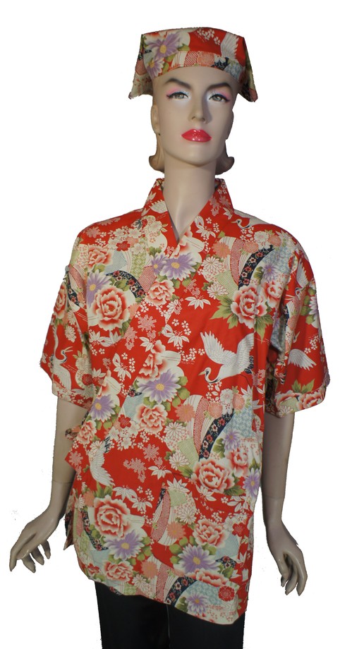 A290紅舞鶴日式和服