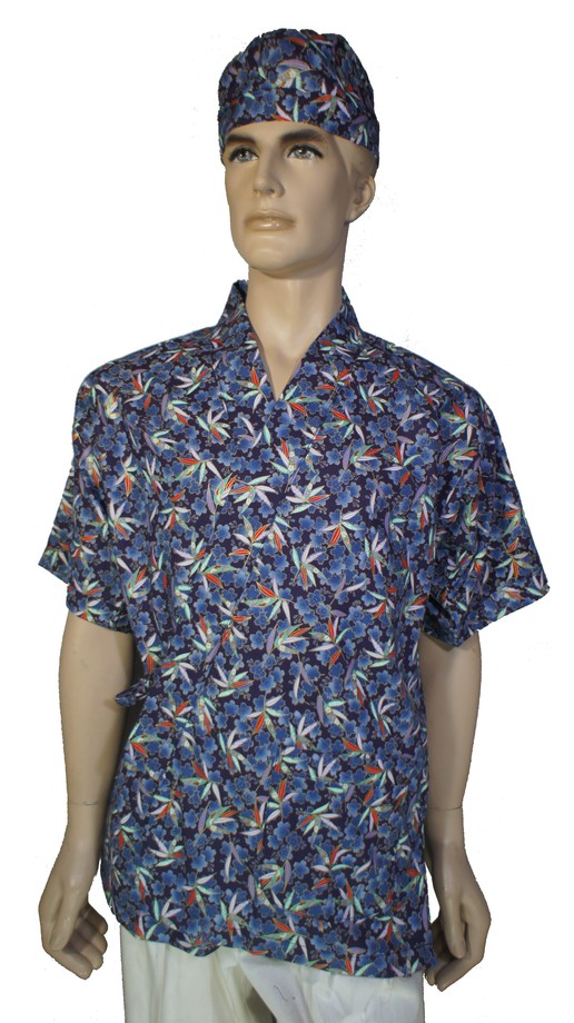 A285翠竹(藍楓)日式和服