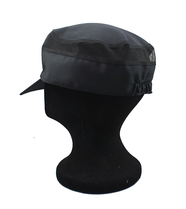 黑色男衛生帽