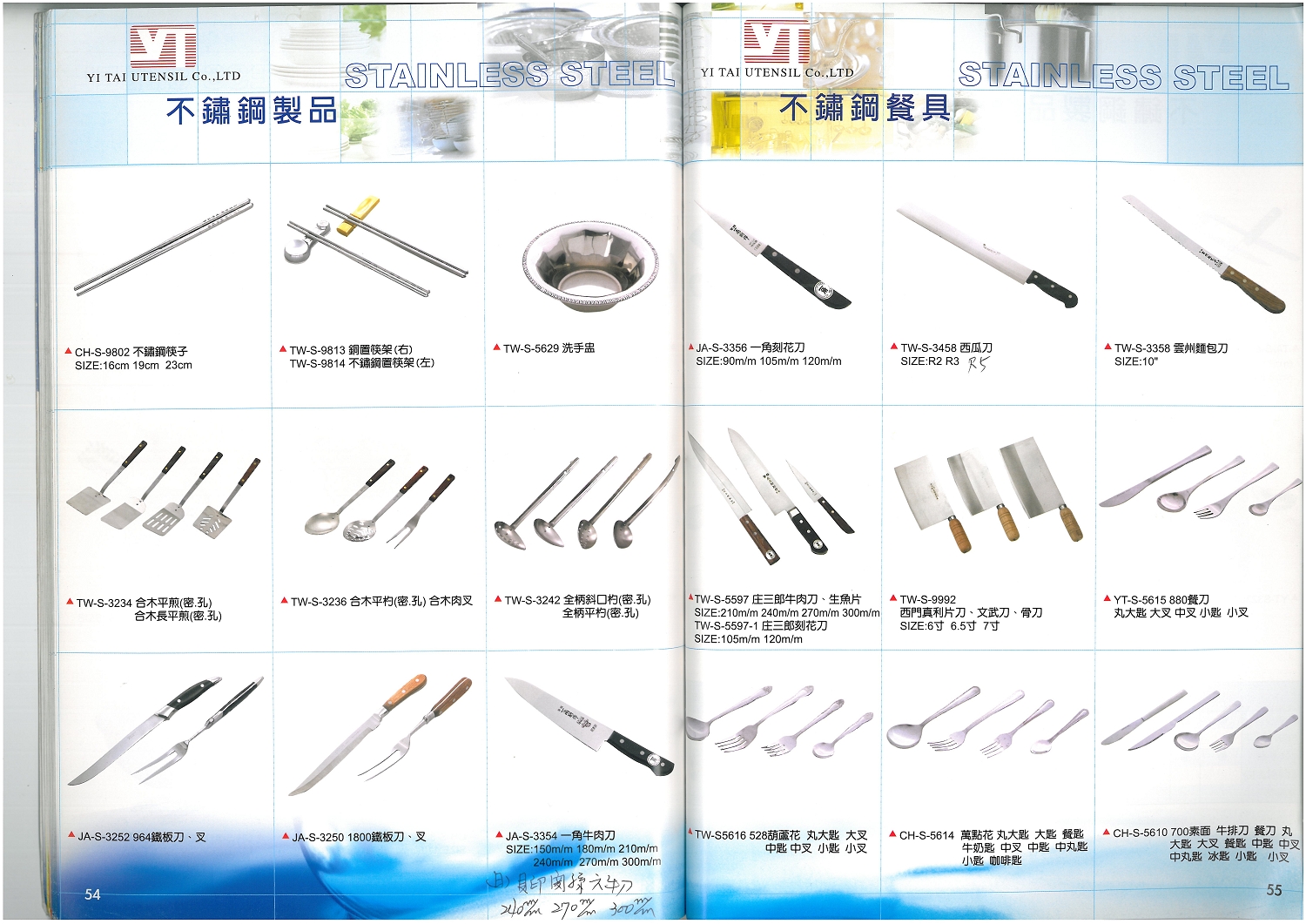 不銹鋼餐具製品系列
