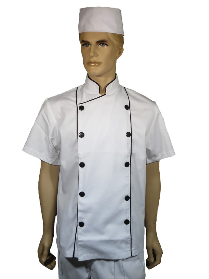 A119中山雙排滾雙黑邊短袖