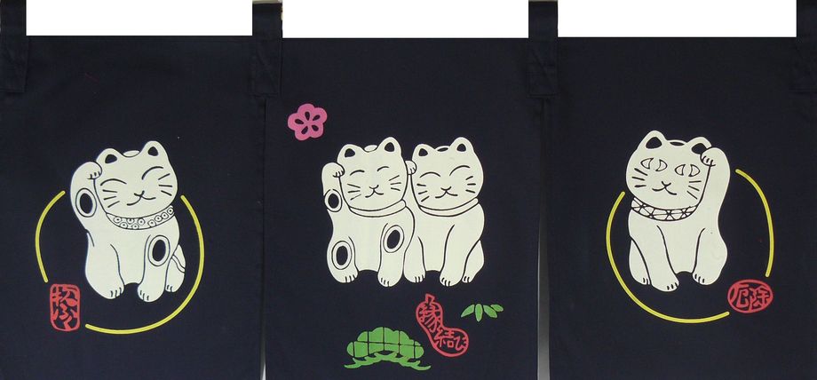 A330-4結緣招財貓門簾