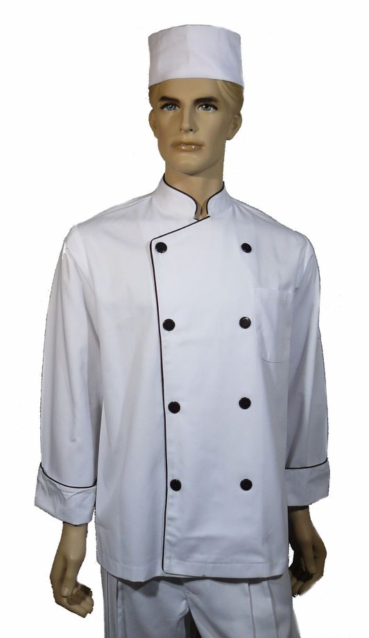 A113中山雙排滾單黑邊長袖