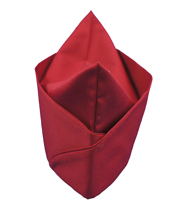 (正面)尖船型廚帽