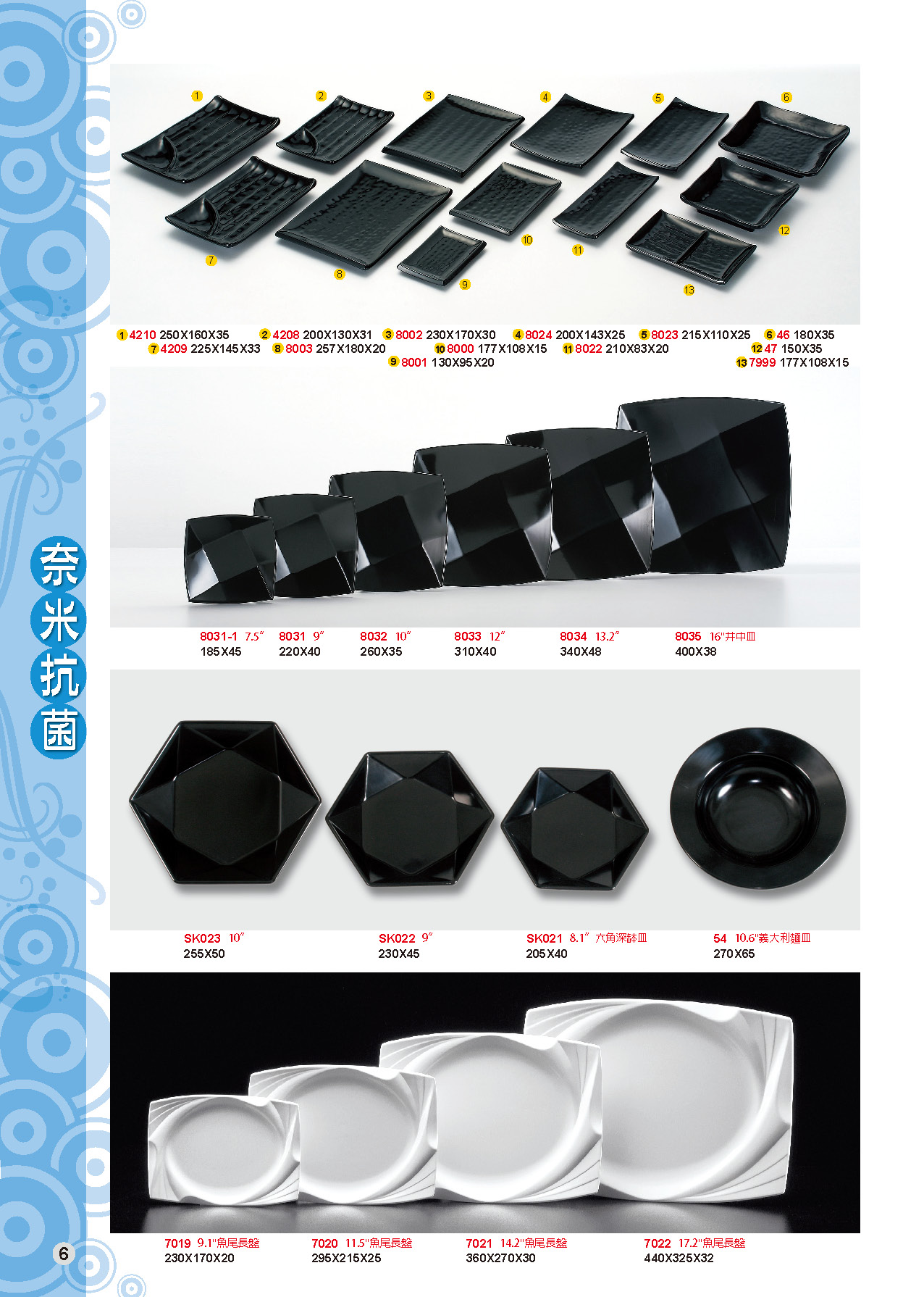 HH-奈米抗菌美耐皿碗盤