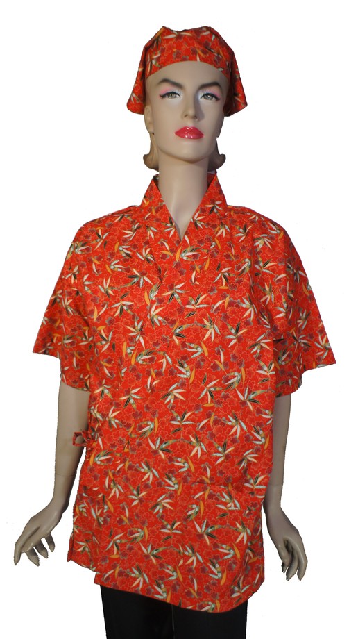 A286翠竹(紅楓)日式和服