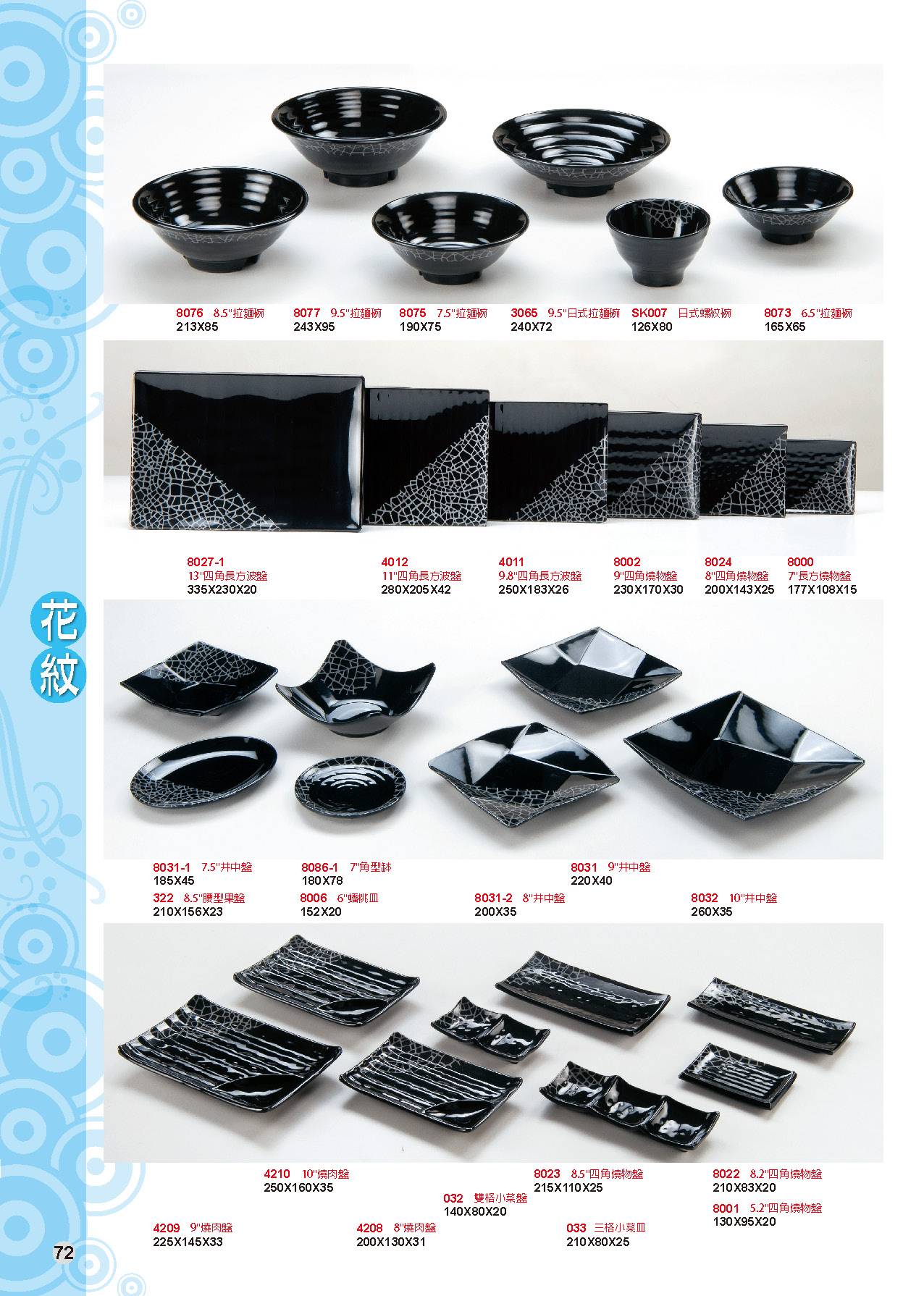 HH-參考花色美耐皿碗盤