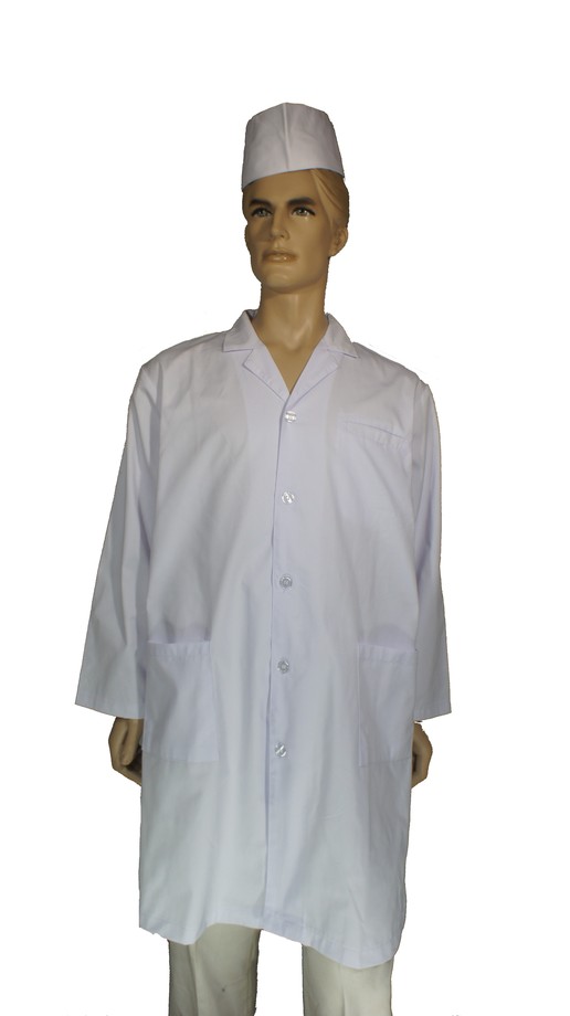 A148斜紋檢驗衣長袖