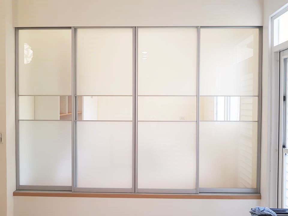 噴沙玻璃推拉門