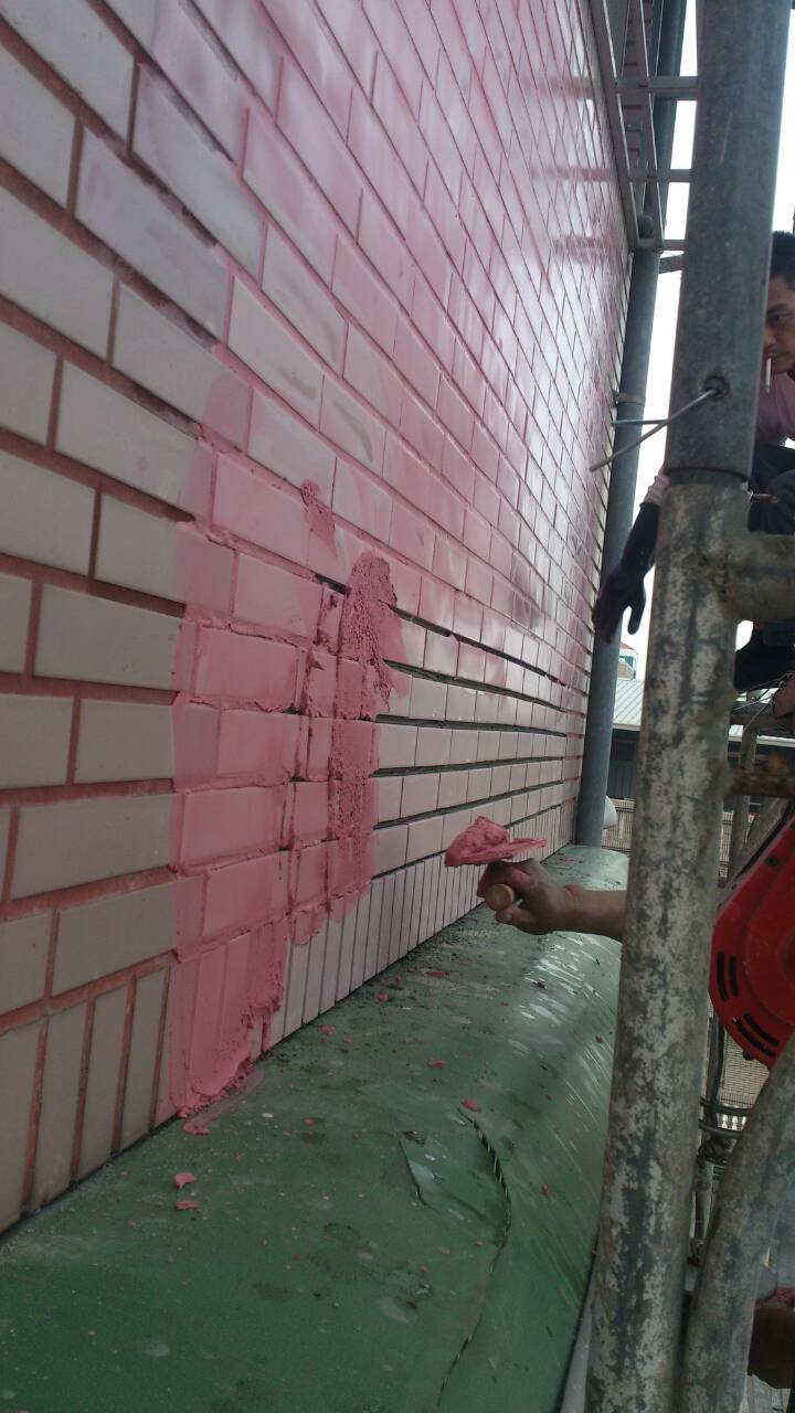 外牆磁磚脫落修補