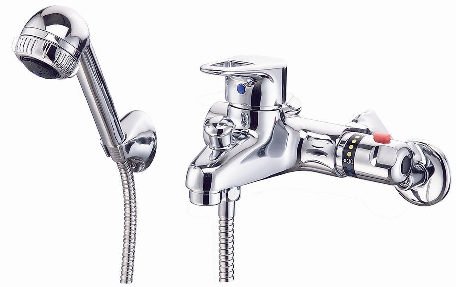 自動控溫沐浴龍頭