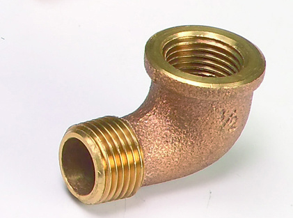 鉋金內外牙彎頭