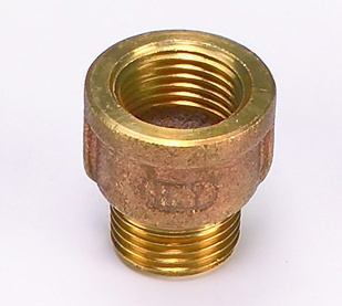 鉋金內外牙接頭