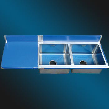 背牆面板雙槽左平台