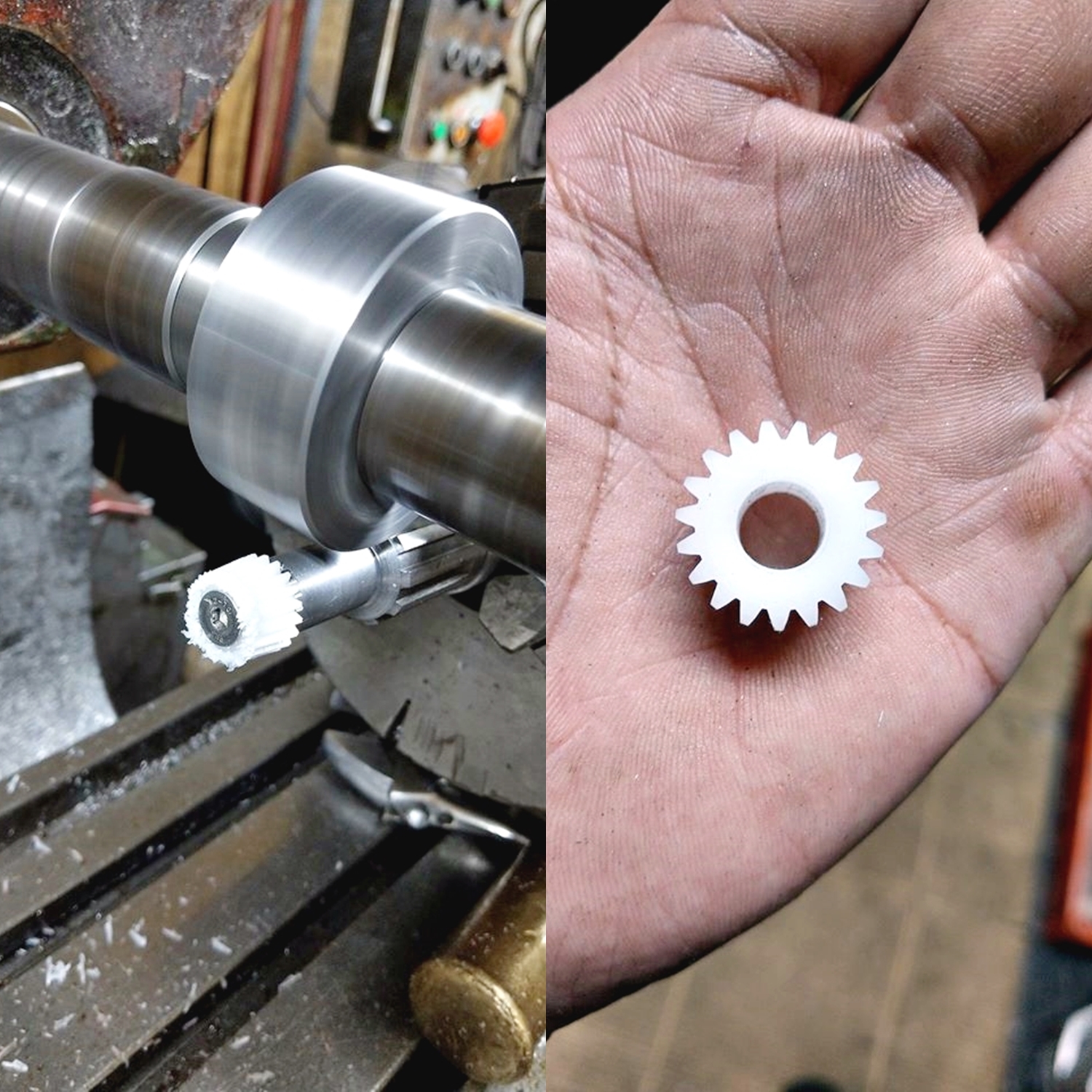 特殊客製款-比十圓銅板還小的錐形齒輪