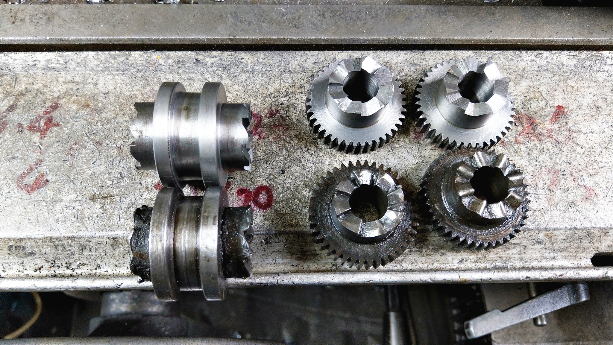 單向離合器齒輪組