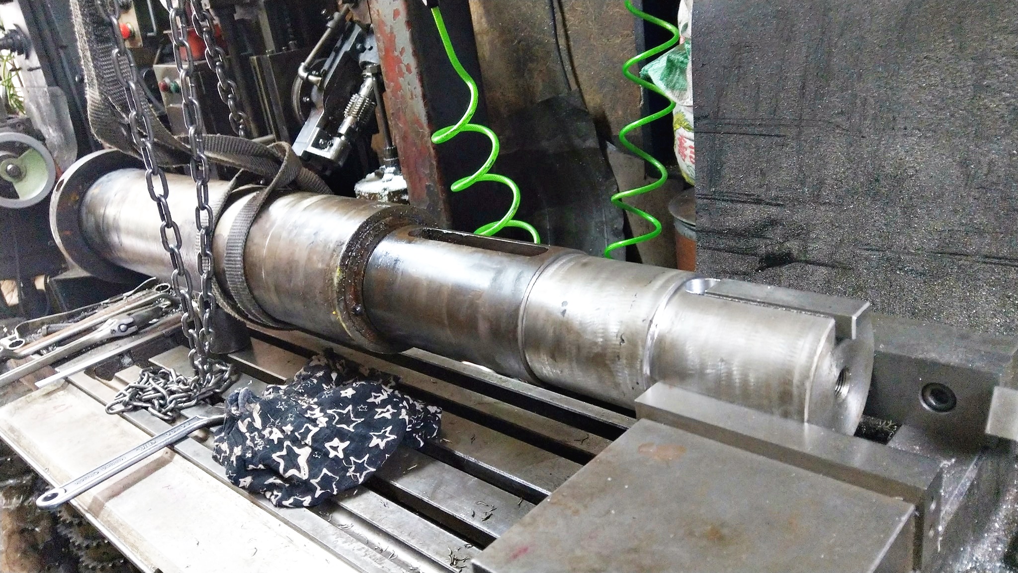 傳動軸心損壞-鍵槽加工