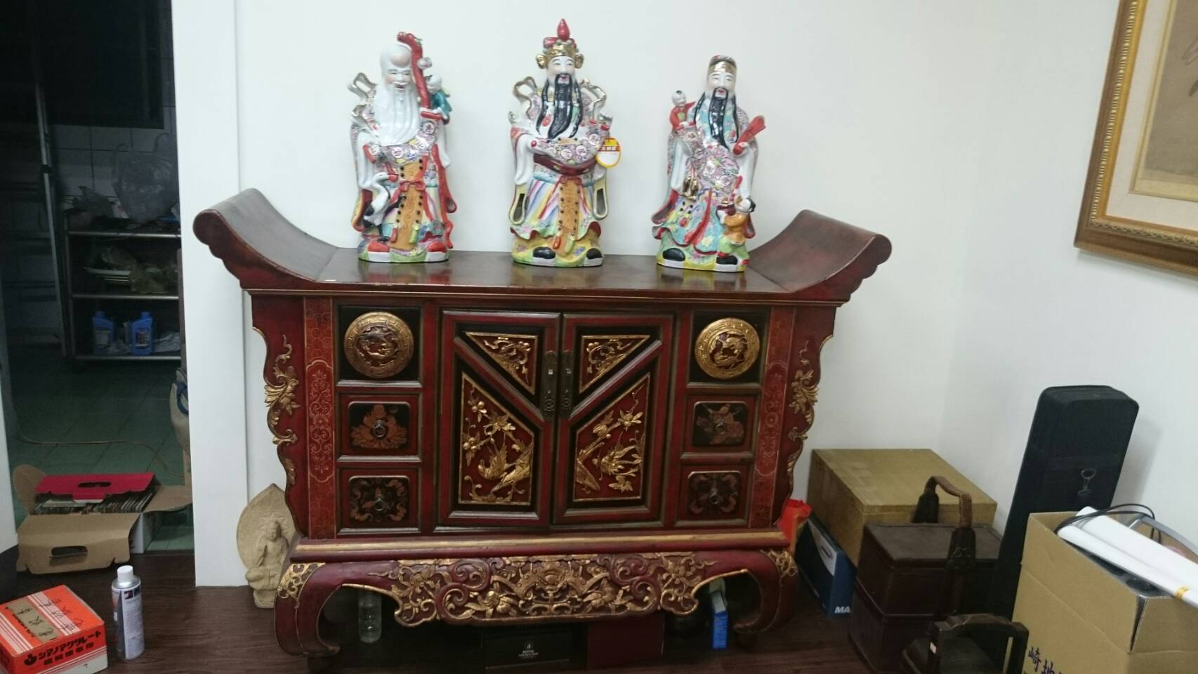 古典多功能展示木櫃-三億古典傢具行