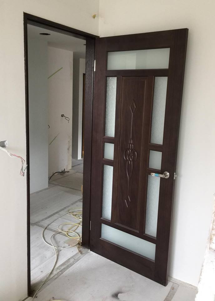 門框染色上透明漆1