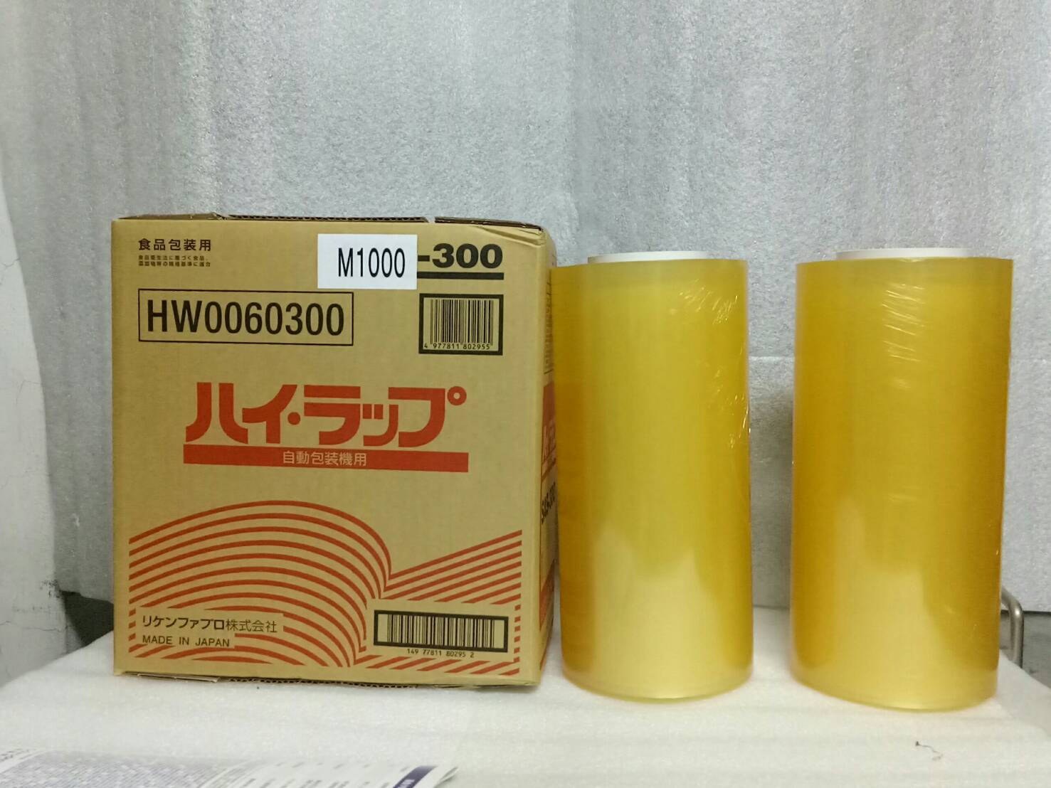 理研RIKEN保鮮膜自動包裝機用30cmX1000M,