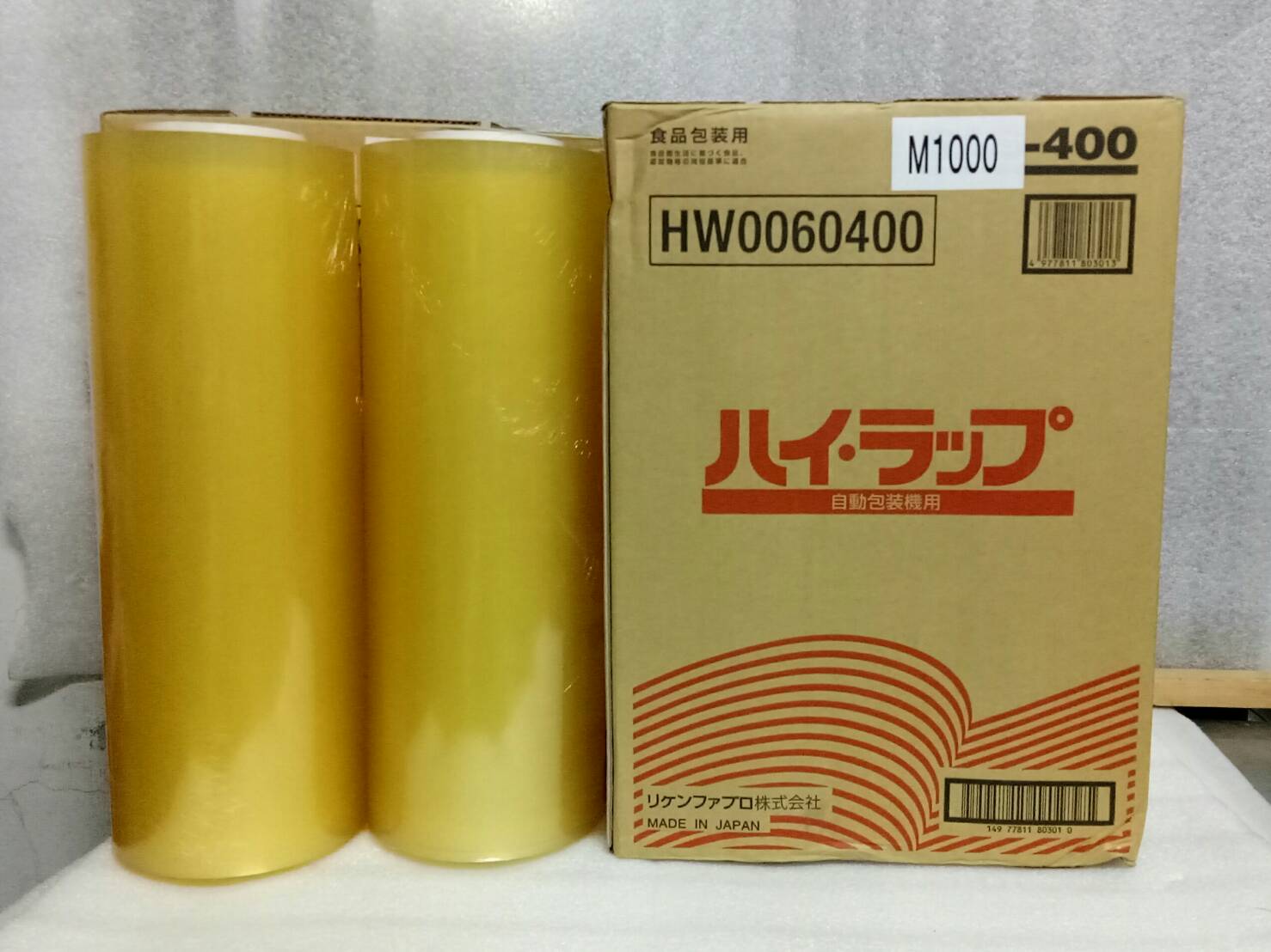 理研RIKEN保鮮膜自動包裝機用40cmX1000M,