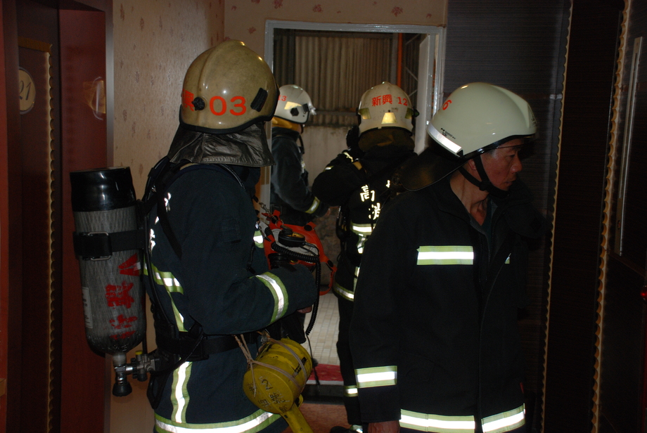 配合市府消防局實施飯店類演訓