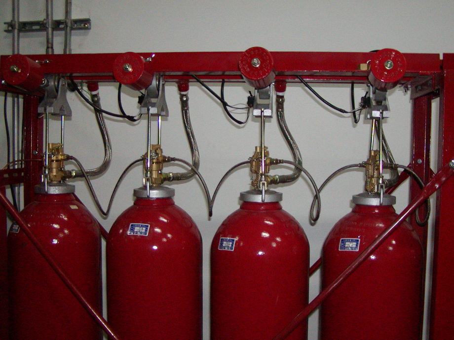 自動滅火設備鋼瓶