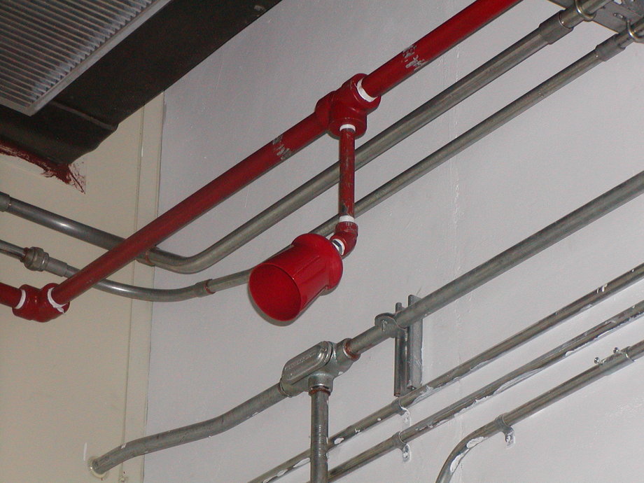 自動滅火設備放射口