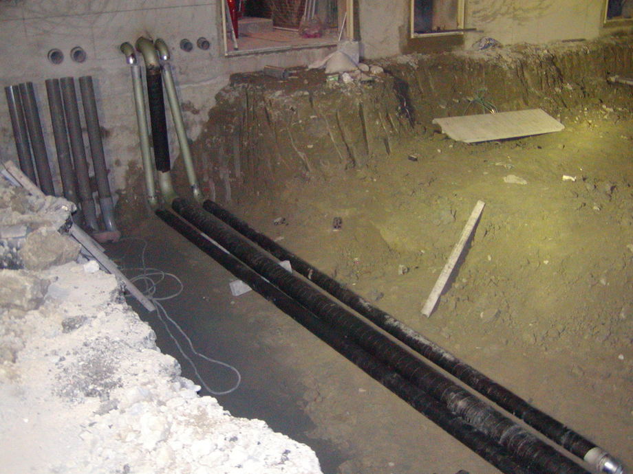 消防管路主管埋設