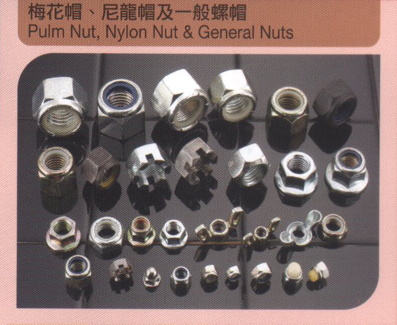 梅花帽、尼龍帽及一般螺帽