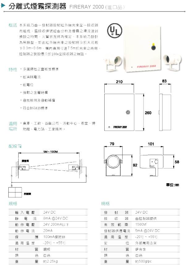 光電分離偵煙探測器