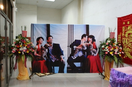 節慶羅馬花柱❀台南花店-萬花園花藝設計❀