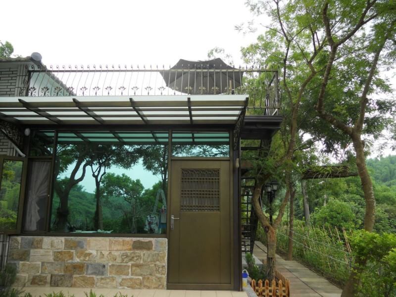 露臺式採光罩6--偉業不銹鋼工廠