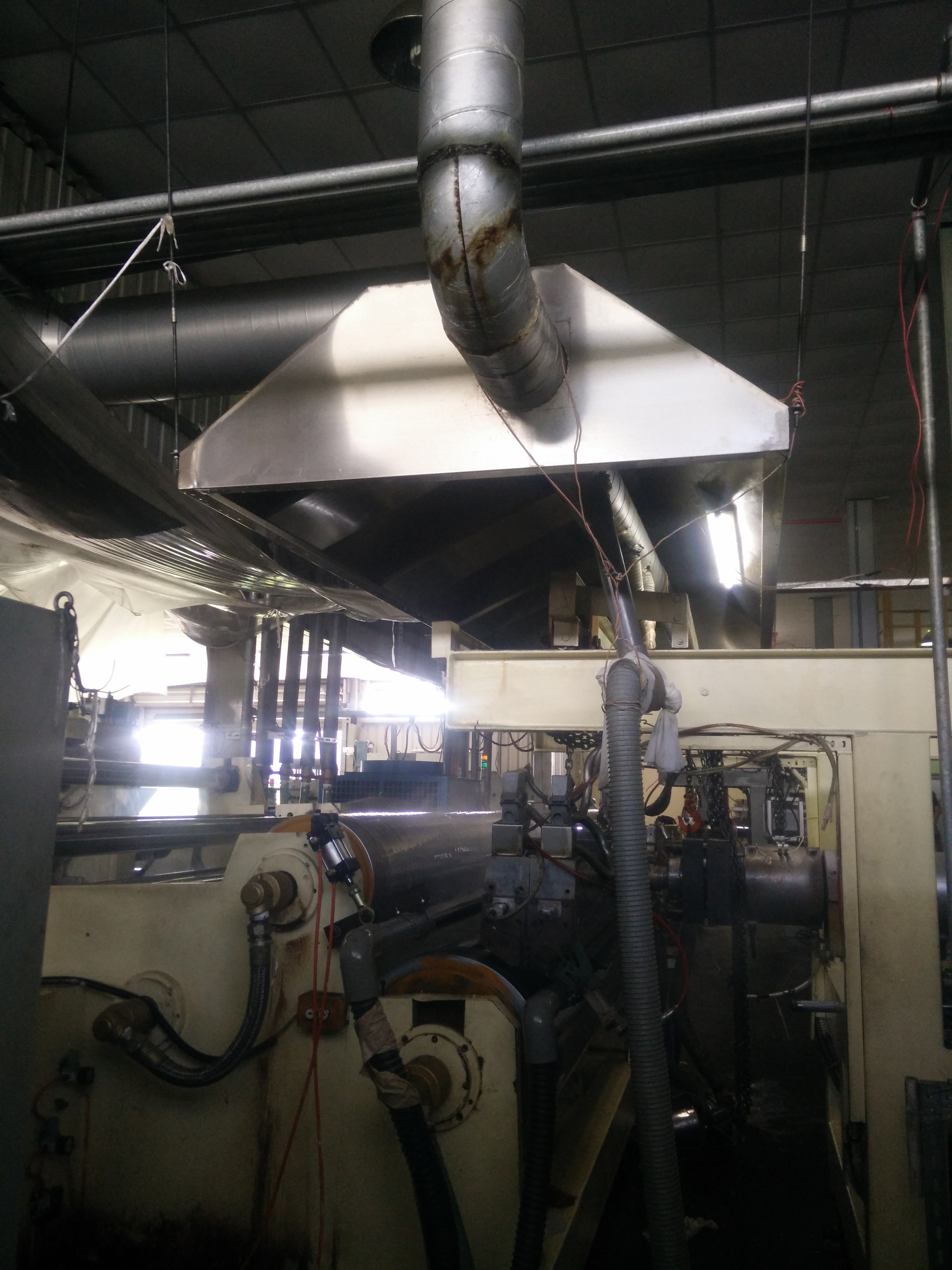 橡膠廠吸罩加配管