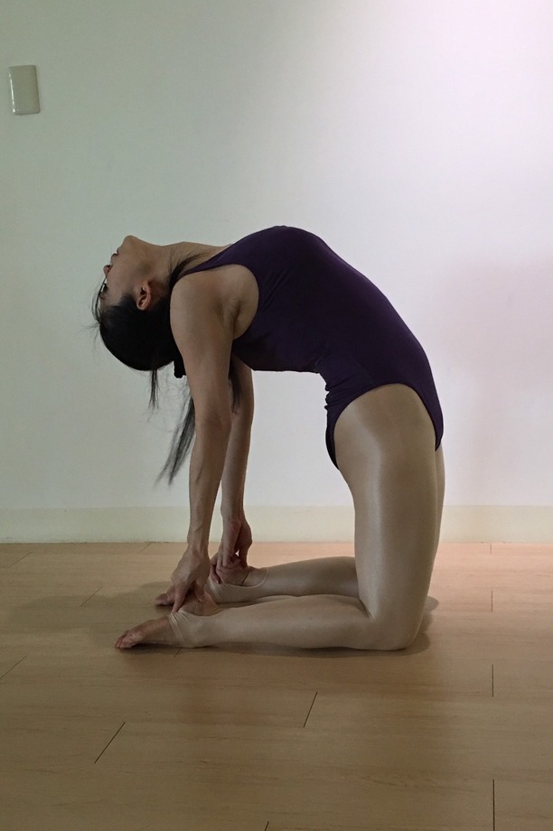 瑜伽體位法-駱駝式