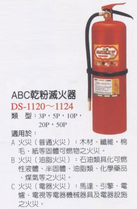 ABC乾粉滅火器