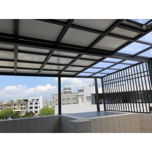 頂樓陽台採光罩工程