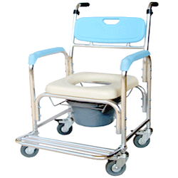 鋁合金洗澡便盆椅(不可收折)