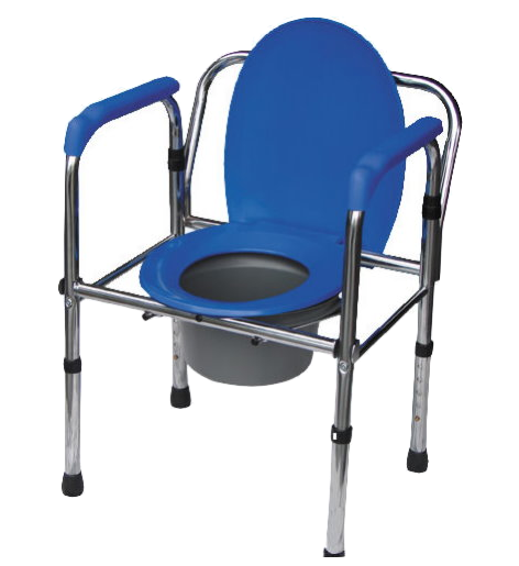 便器椅(電鍍鐵製硬墊)