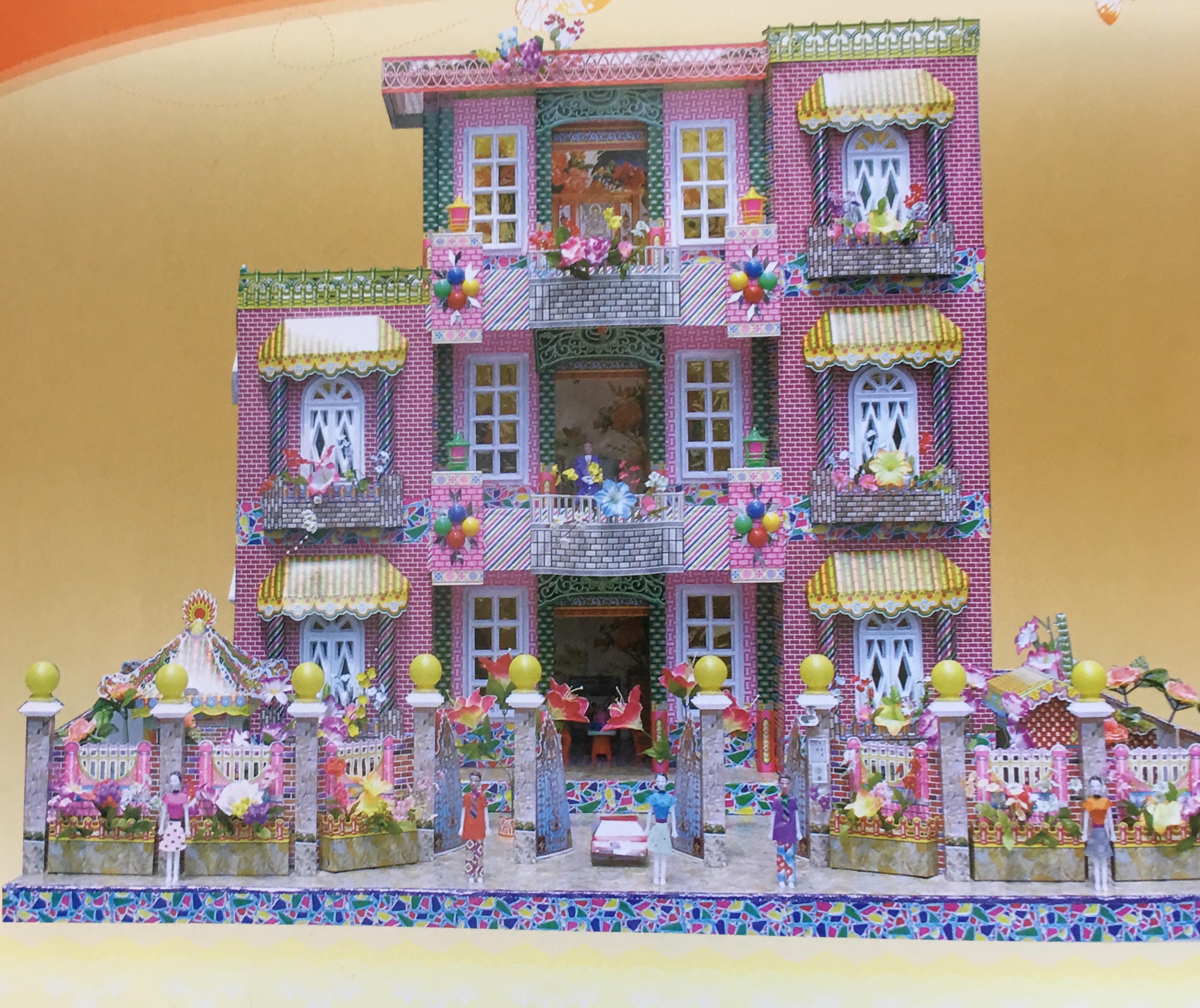 豪華三層透天別墅紙厝-大庭院❀朝清禮儀社❀誠心.專心.安心