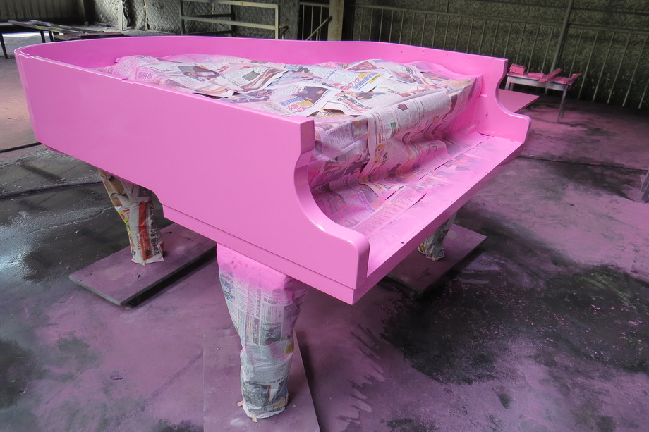 鋼琴大部整修、烤漆