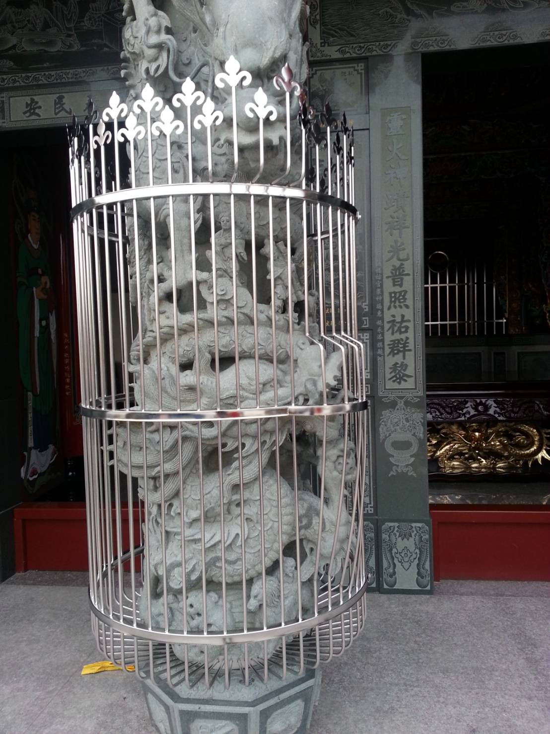 不銹鋼廟雕飾護欄
