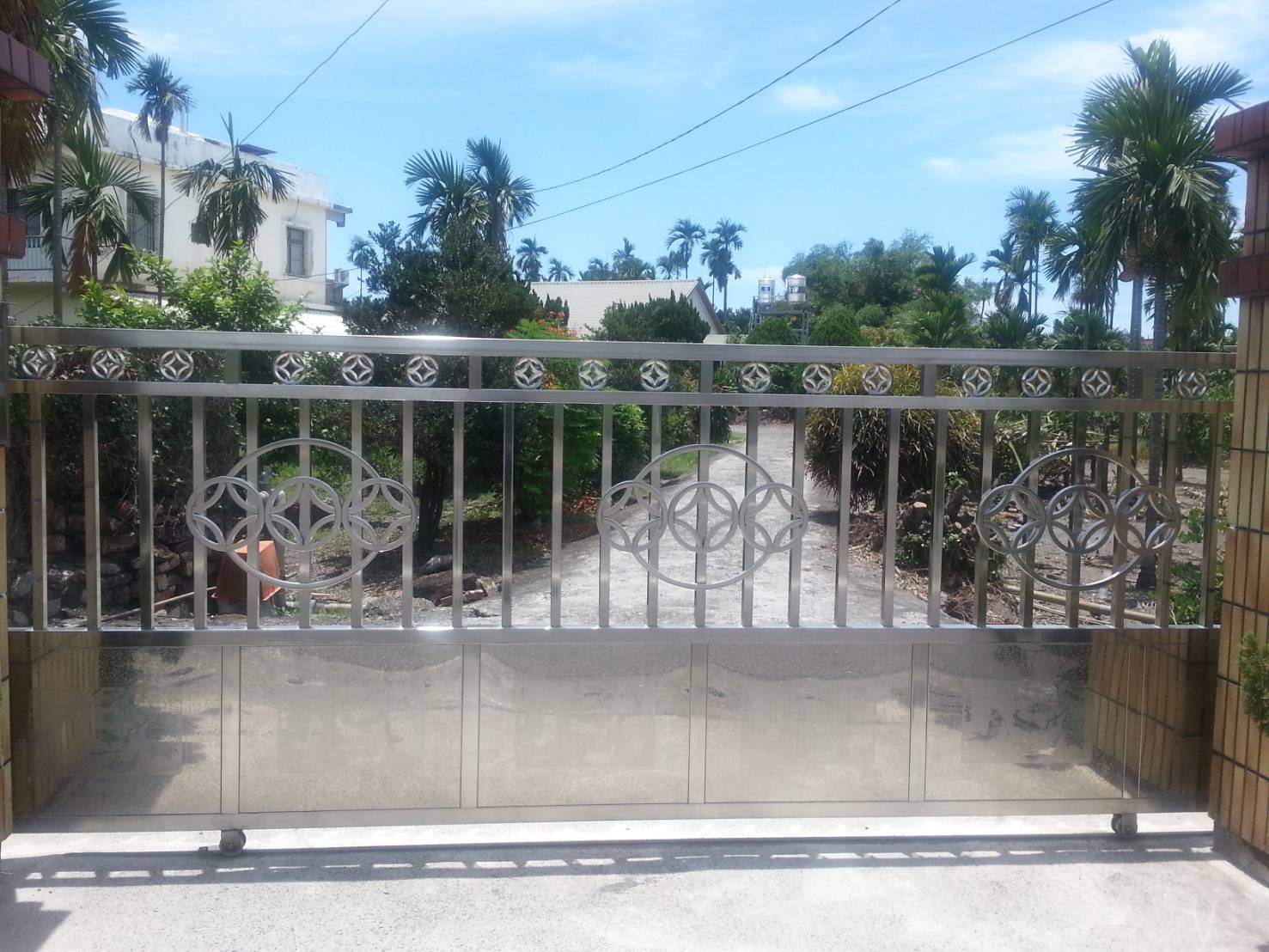 不銹鋼庭院大門