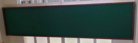 柚木框磁性絨布佈告欄.