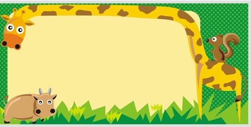 長頸鹿-彩色磁性佈告欄