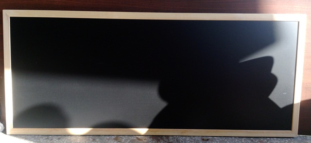 原木框日製磁性黑色黑板