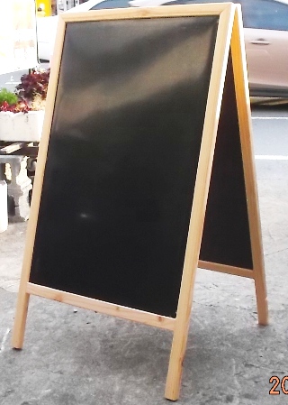 雙面鏡面黑板-餐飲廣告看板